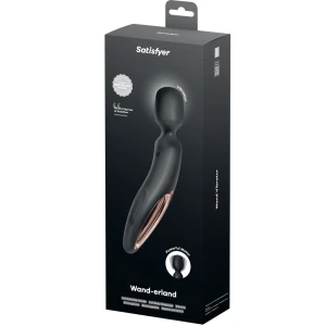 SATISFYER - WIBRACYJNY MASAÅ»ER WAND ERLAND CZARNY